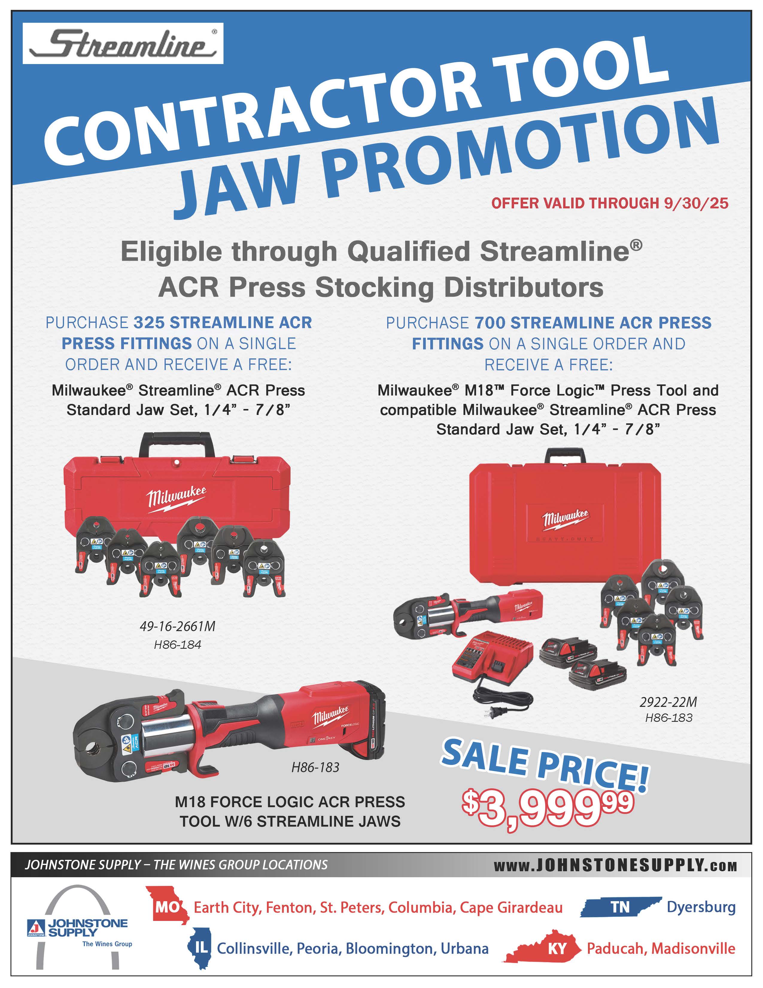 Mueller Press Jaw Promotion